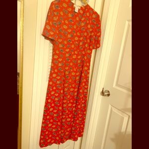 Ankle length flair and fit dress